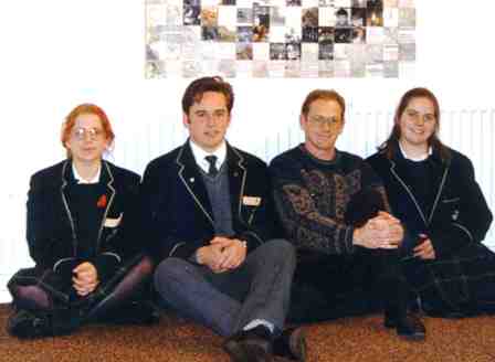 Artists, A Mitchell, J Chisholm, Peter Rosson and T Pocock, circa 1995.